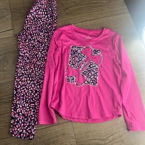 Girls matching Under Armour Set